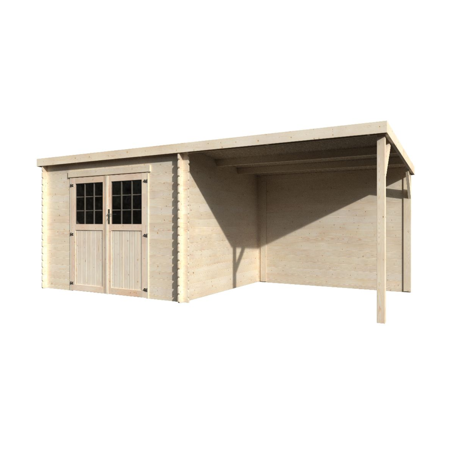 Caseta de jardín madera – 18,36 m2- Haut De Gamme – Prix usine – DESTOCKAGE - Miniature 3