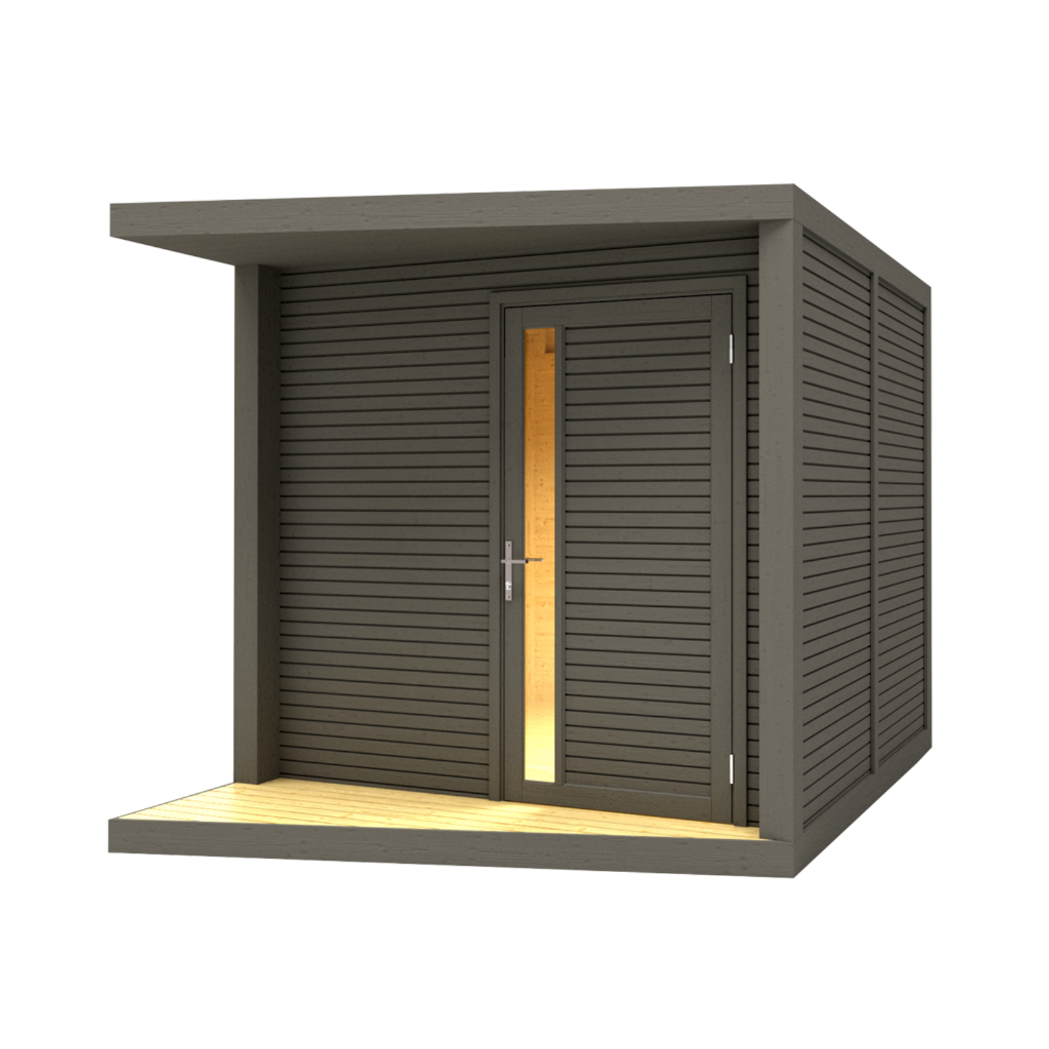Caseta de jardín Moderne – 7.1 m2 – Finition Haut de Gamme- Prix usine – DESTOCKAGE - Miniature 3
