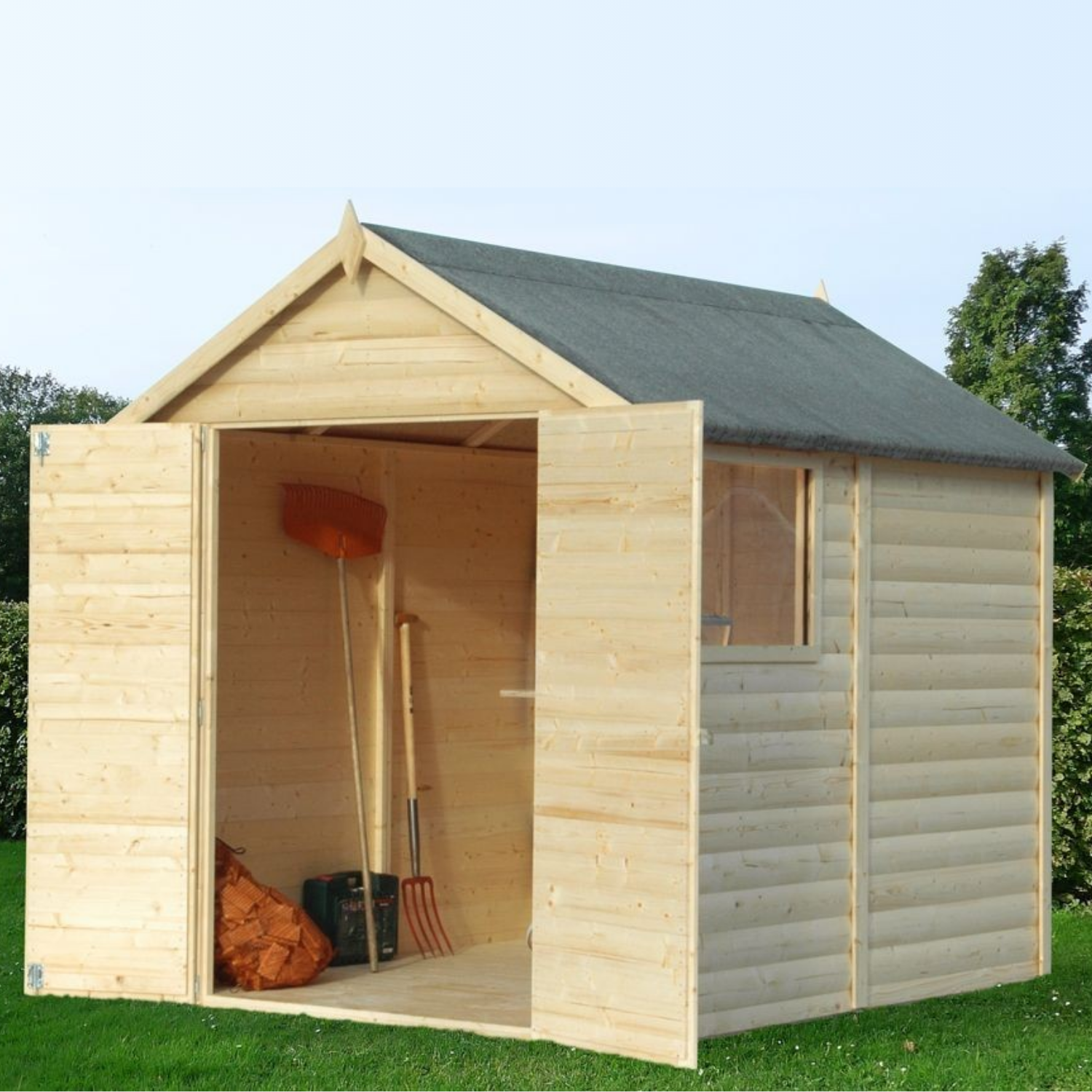 Caseta de madera de 4,32 m²