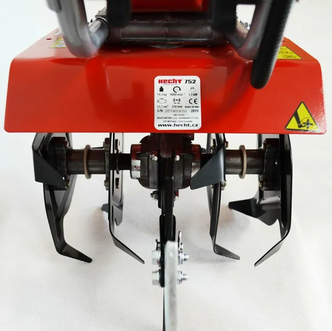 HECHT 752 Motobineuse motor 2 temps motoazada azada Jardin azada du cultivateur 16 couteaux 14.3 kg ancho travail 25cm 9000tr/min - Miniature 2