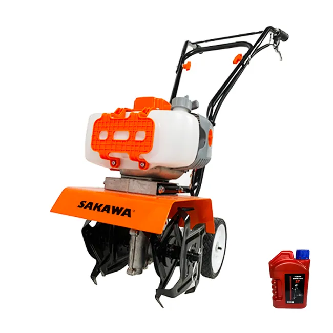 Motoazada mini compacta con motor de gasolina + olio