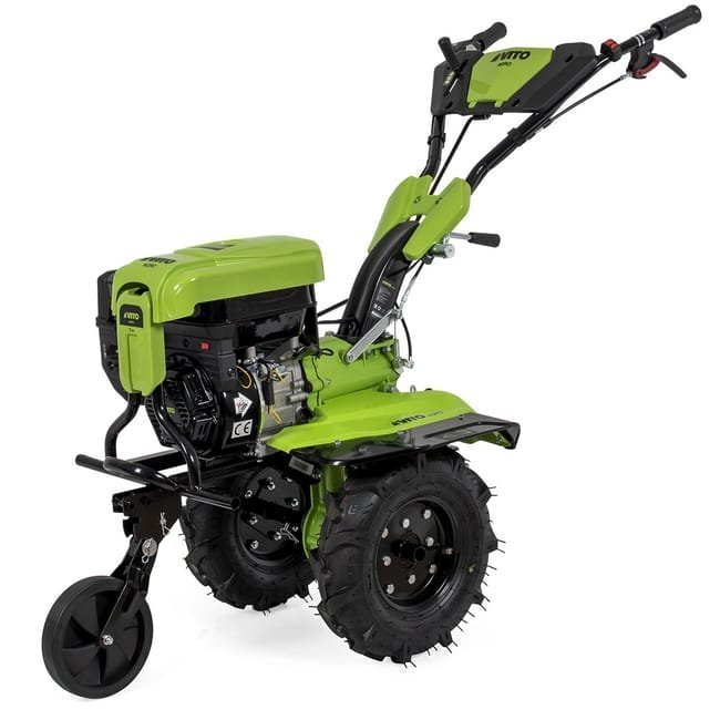 Motoazada de gasolina VITO 7 CV 4T 5200 W 212 cm³ con fresas y aporcador