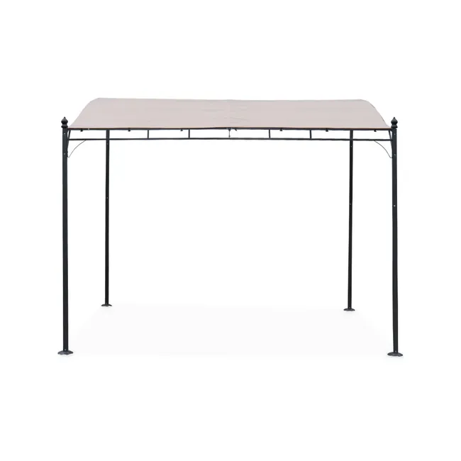 Pérgolas adossée 3x2.5m - Brestum - lona beige - Pérgolas murale BRESTUM 3X2,5M - Miniature 5