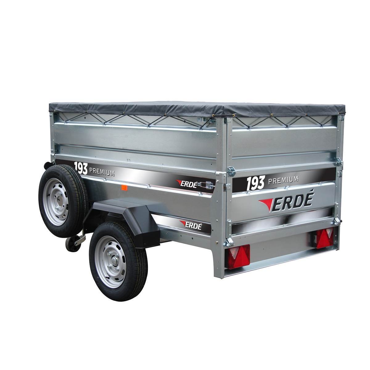 remolque 193 PREMIUM AVEC 5 ACCESSOIRES INCLUS ERDE - Miniature 2