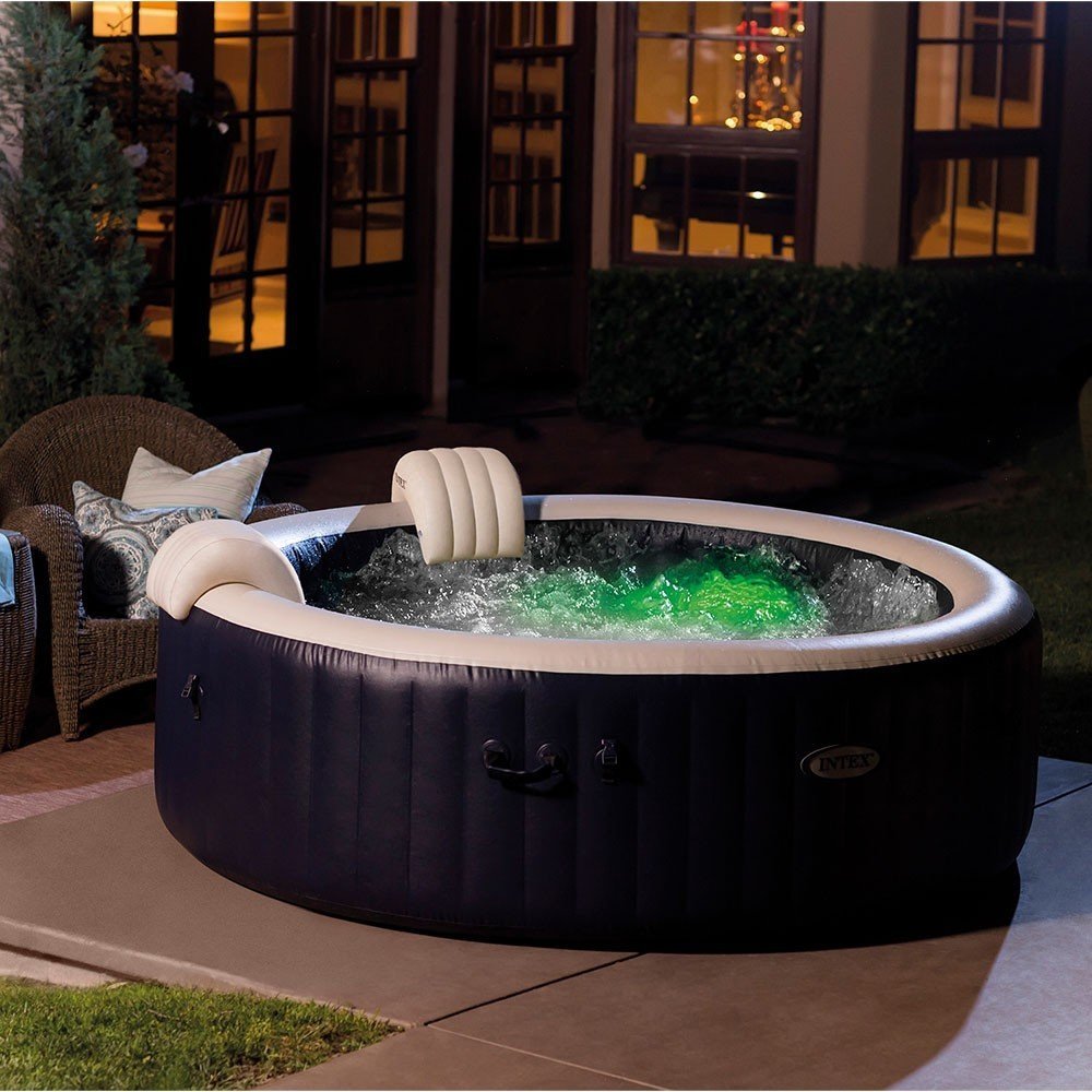 Spa hinchable Blue Navy 4 places - Miniature 4