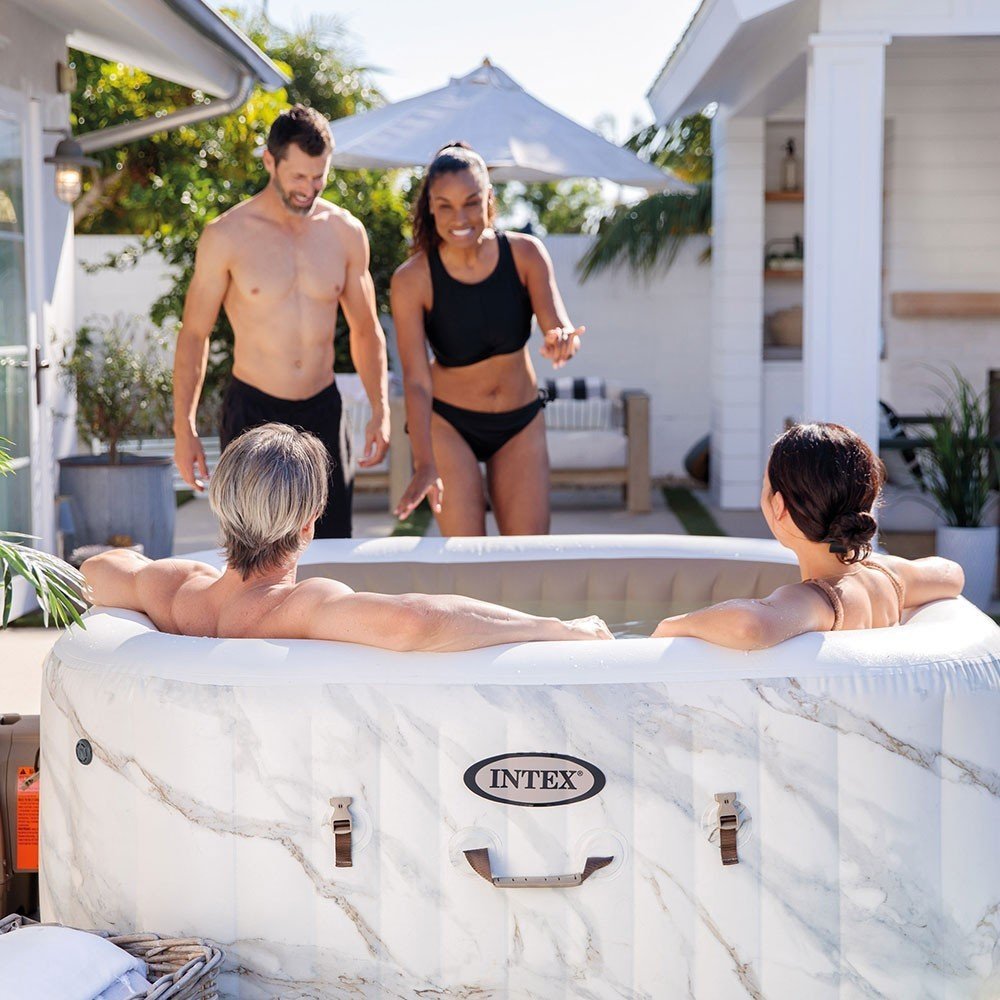 Spa hinchable Calacatta 4 places - Miniature 4