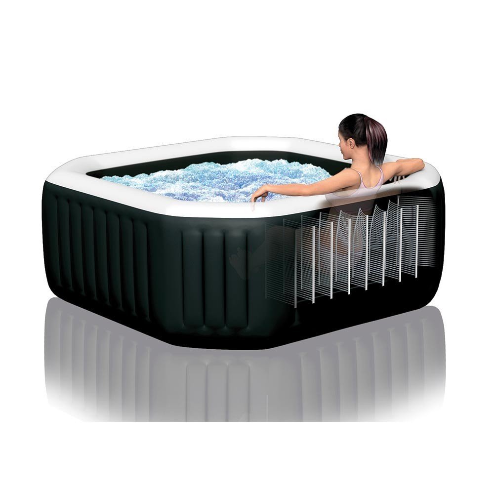 Spa hinchable Carbone 6 places - Miniature 6