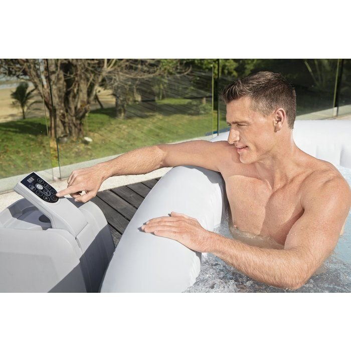 Spa hinchable carré 6 places – Ibiza Airjet – Bestway - Miniature 2