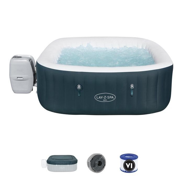 Spa hinchable cuadrado Ibiza Airjet Bestway, 6 plazas